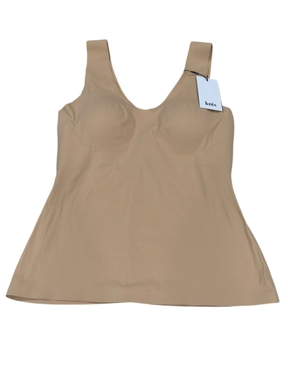 Knix Beige Evolution Tank Top Size L Seamless Design NWT